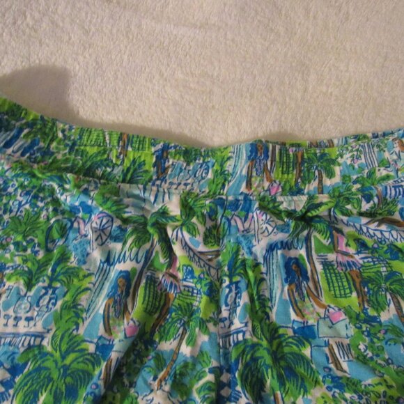 Lilly Pulitzer Green/Blue Pajamas  Medium - Picture 8 of 10